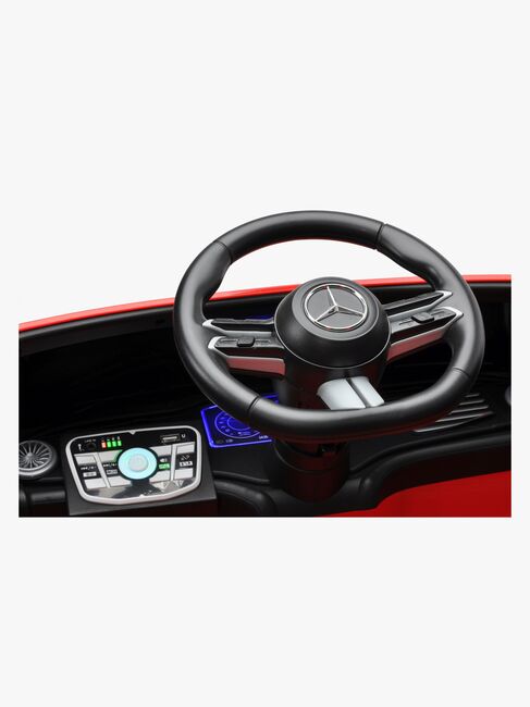 Mercedes-Benz EQS SUV Elbil, Rød