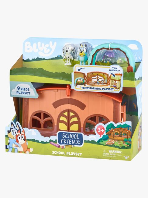 Bluey School Friends Legesæt Skole med Figurer