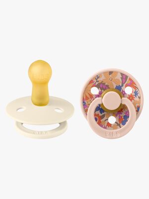 BIBS x Liberty Colour June Blossom Sut 2-pak Latex Str. 2, Blush Mix