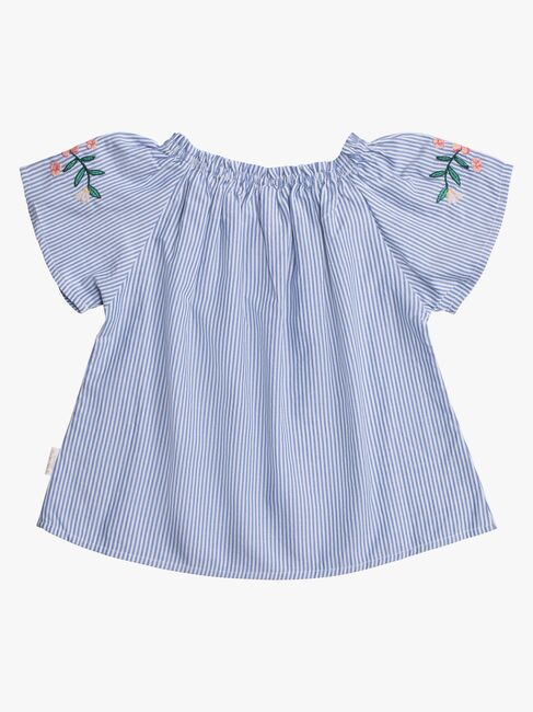 Petite Chérie Atelier Zola Bluse, Navy/White