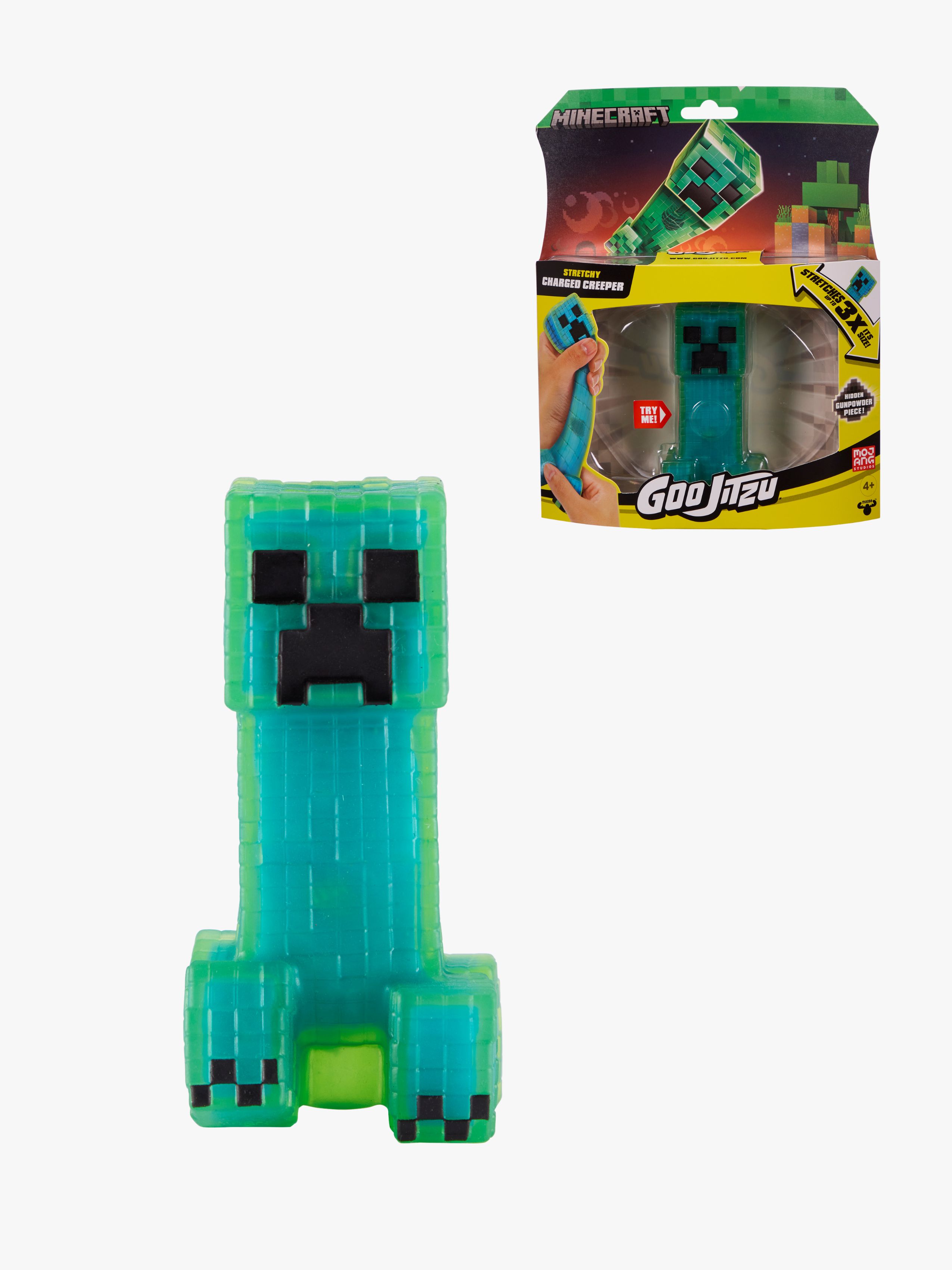 Goo Jit Zu Minecraft Figur Blue Creeper S4