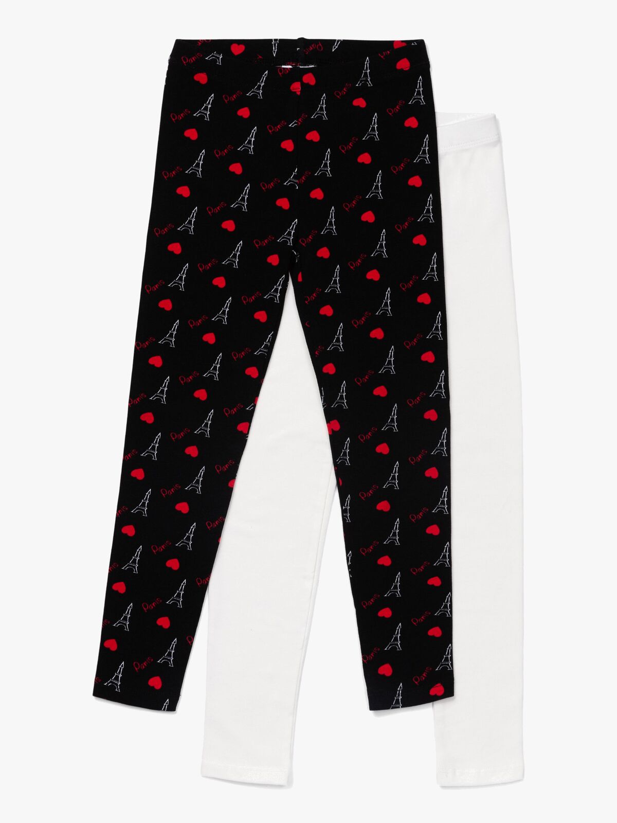 Luca & Lola Venetia Lange Lange Leggings 2-pak, Black/Red