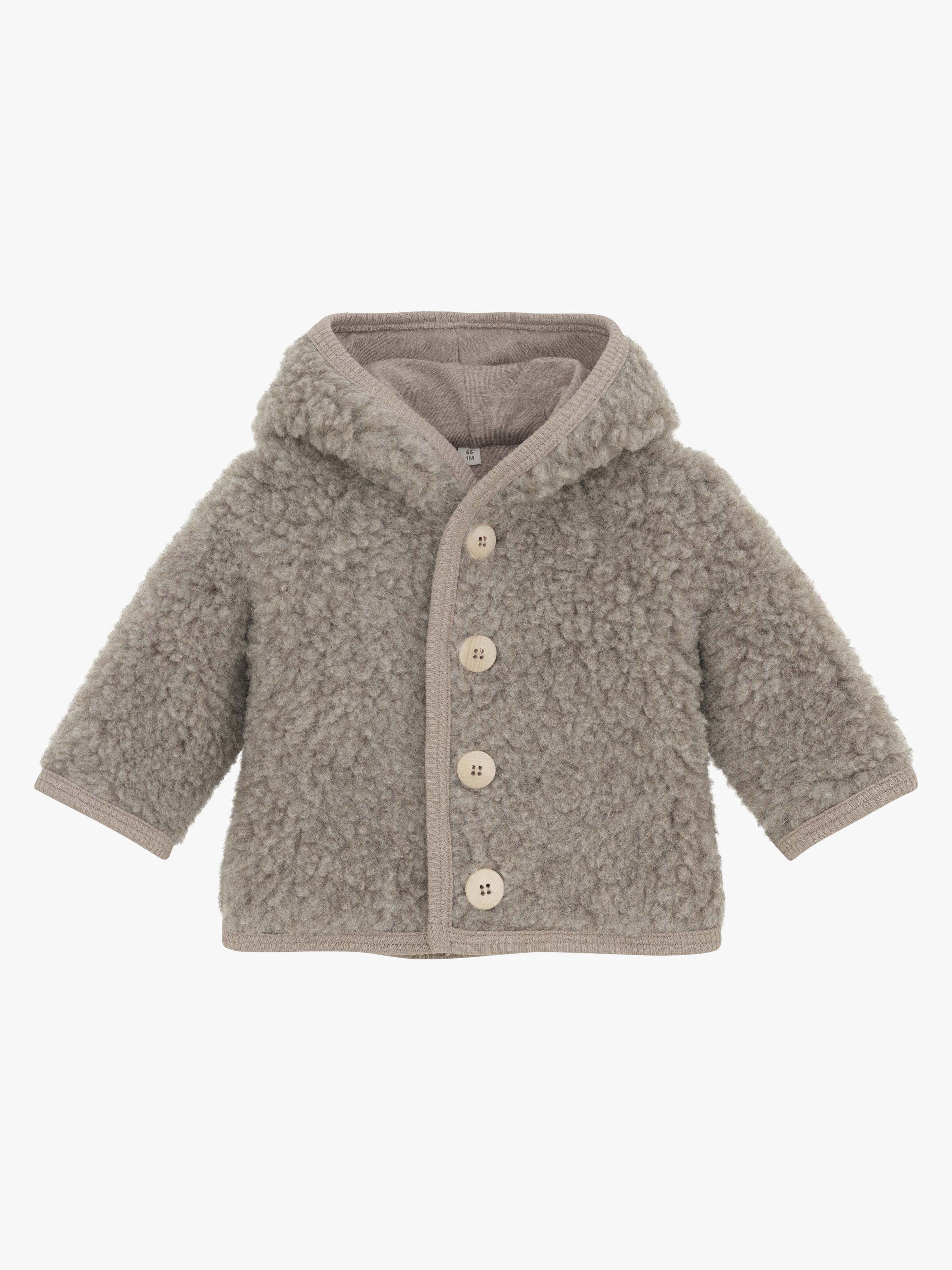 HUTTEliHUT Pixie Uldjakke Teddy, Camel Melange, 74