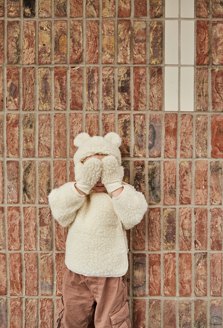 BINIBAMBA Merino Snuggle-jakke, Milk