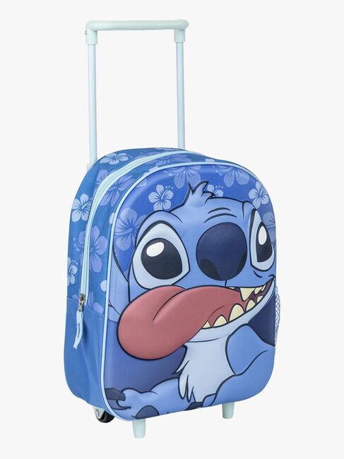 Disney Stitch Kids Rygsæk Trolley 3D, Blå