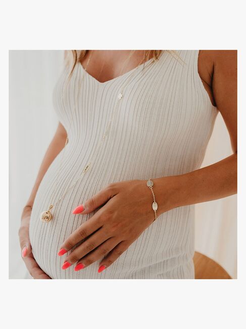 Bola Barselssmykke med Armbånd Baby/Mum, Guldfarvet