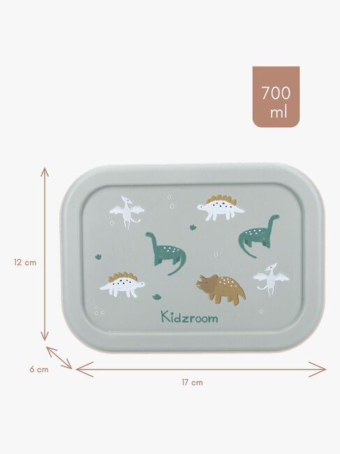 Kidzroom Silikone Madkasse Small Talk, Grøn