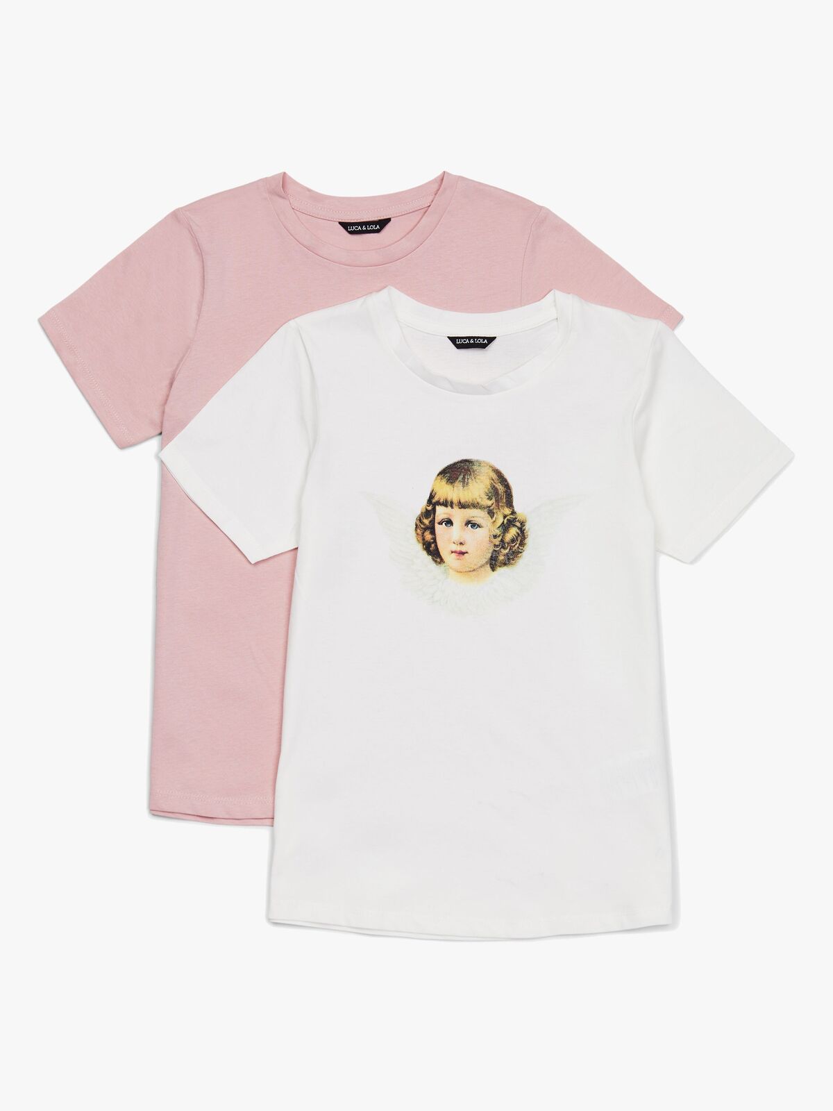 Luca & Lola Angel Top 2-pak, White