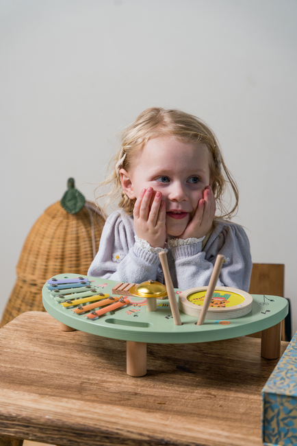 Dantoy Musikstation Wood In Gift Box