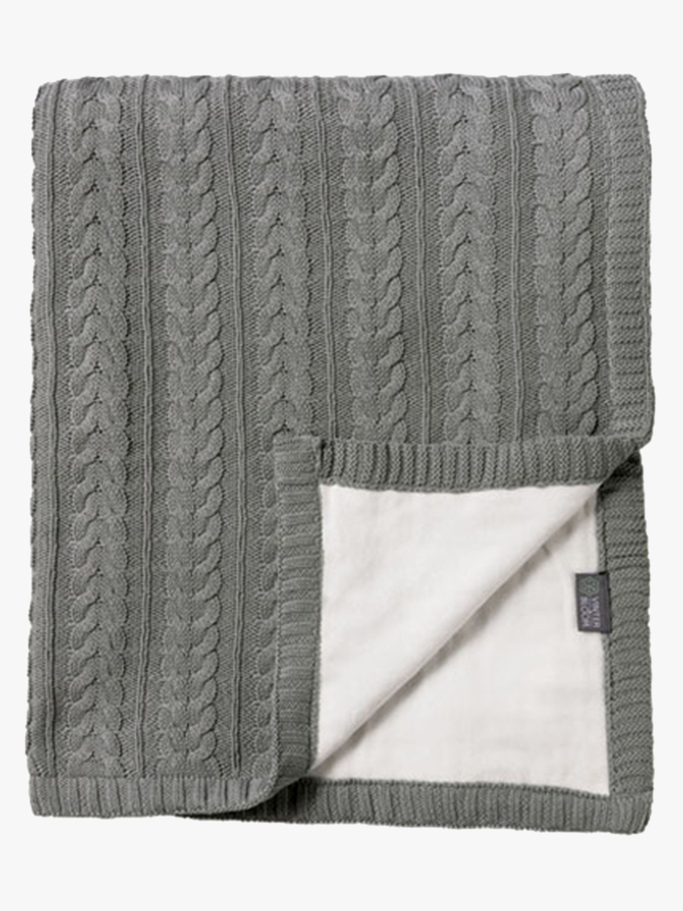 Vinter & Bloom Cotton Cuddly EKO Tæppe, Misty Grey