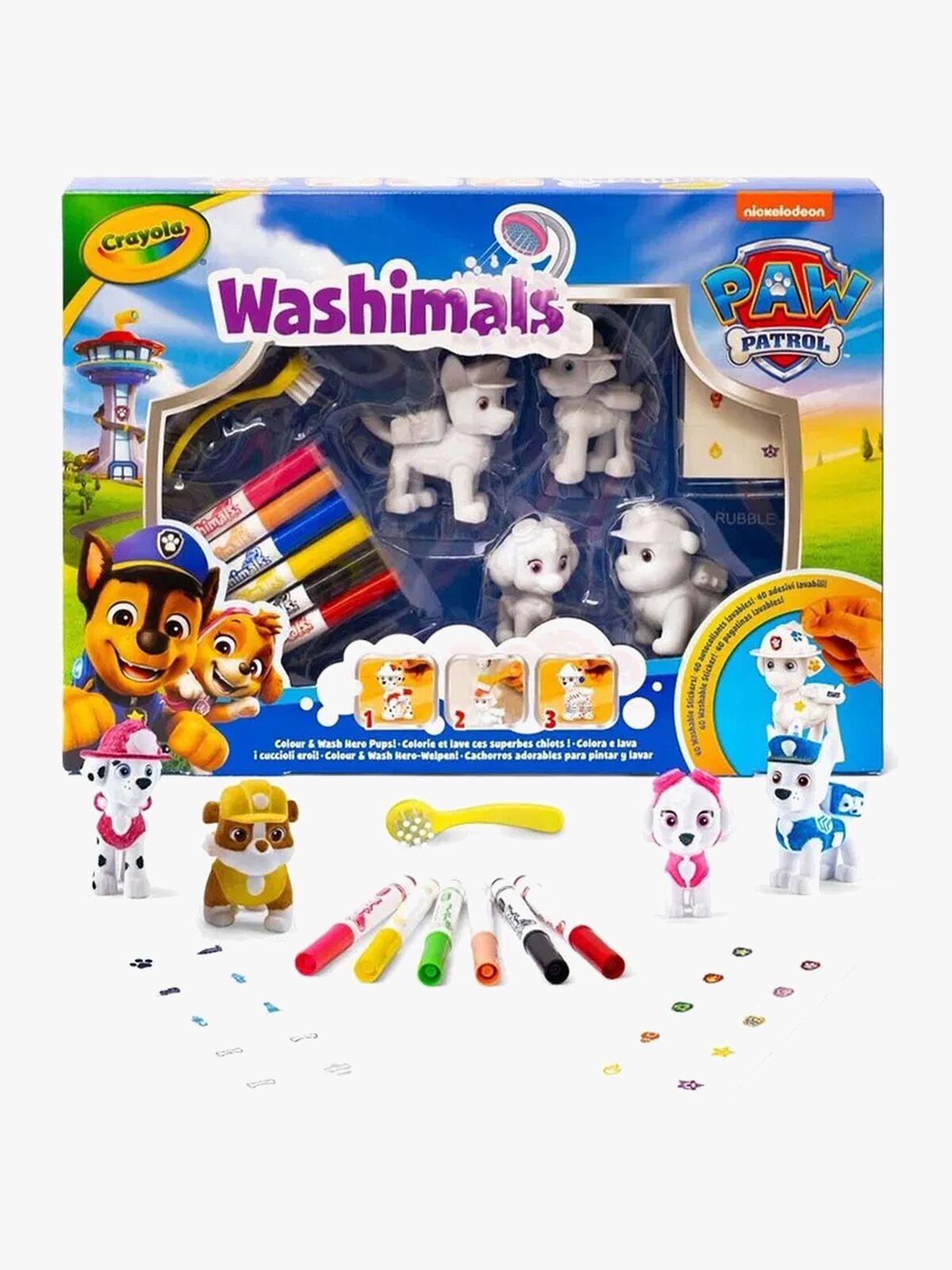 Paw Patrol Washimals Kreasæt 4-pak