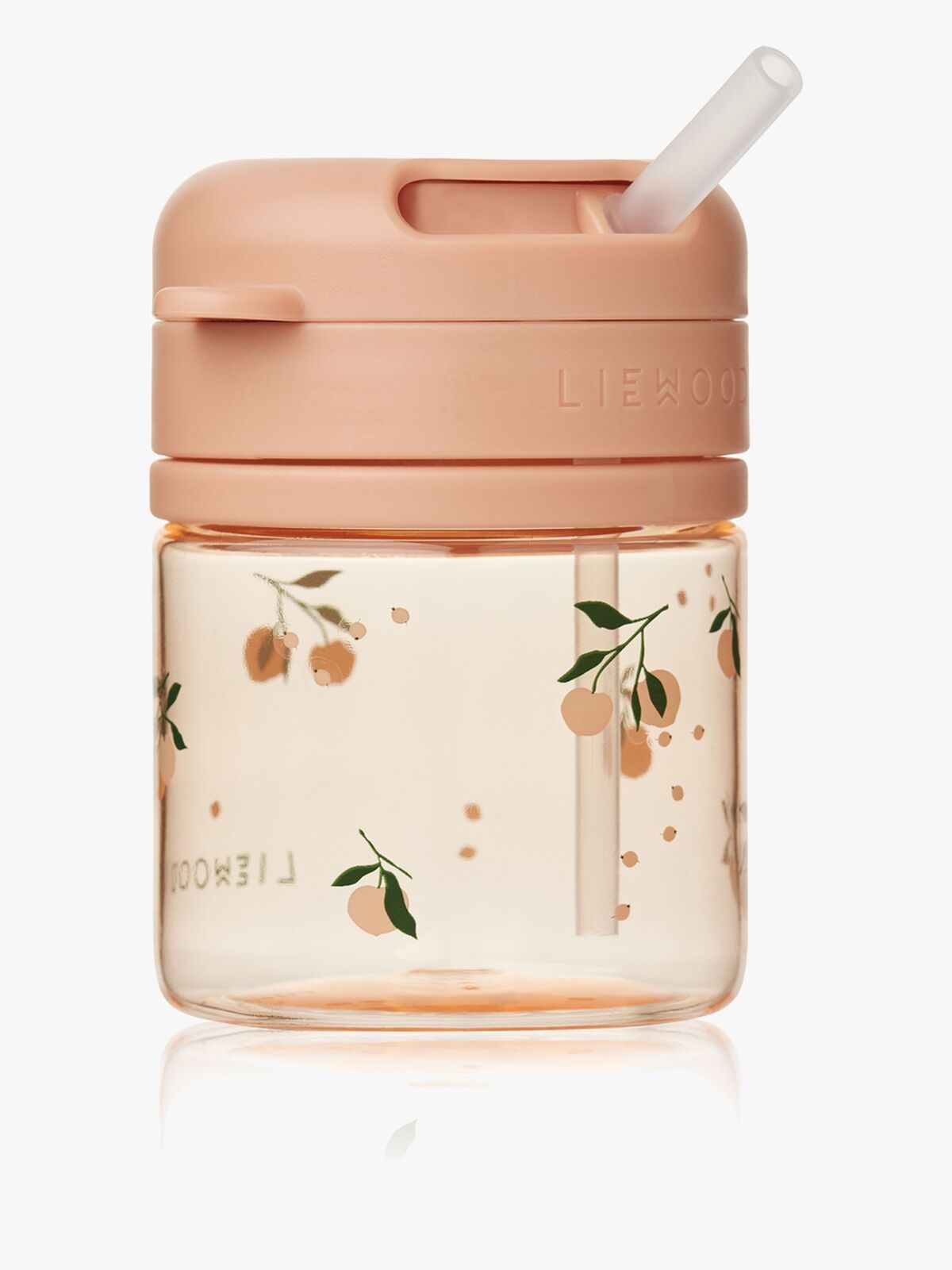 LIEWOOD Pavia Tritan Sugerørskop 280 ml, Peach/Sea Shell