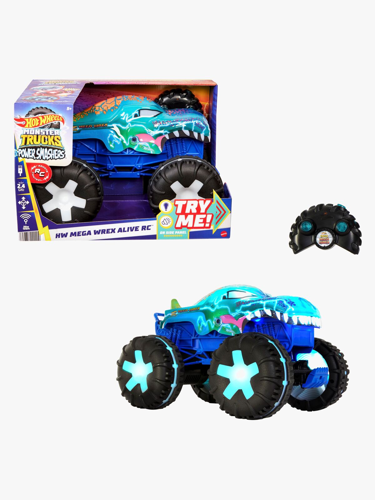 Hot Wheels Monster Trucks Mega Wrex Fjernstyret Bil 1:15