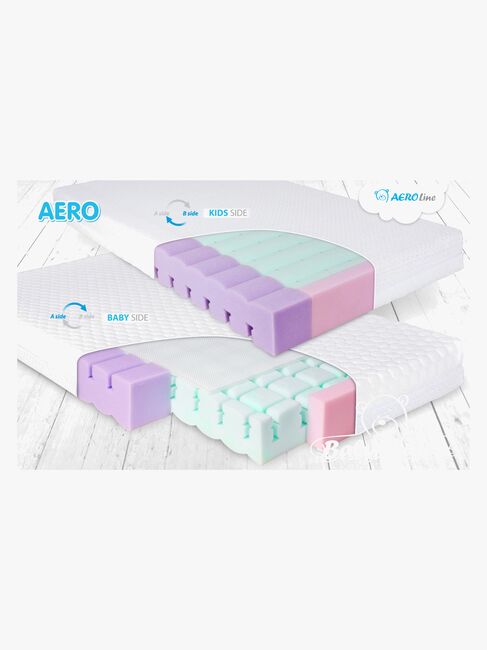 BabyMatex Aero Babymadras Åndbar og Tosidet, 70x140 cm 