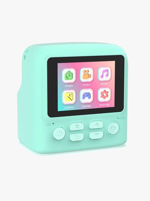 MOB Pixiprint Polaroidkamera med Spil, Turkis