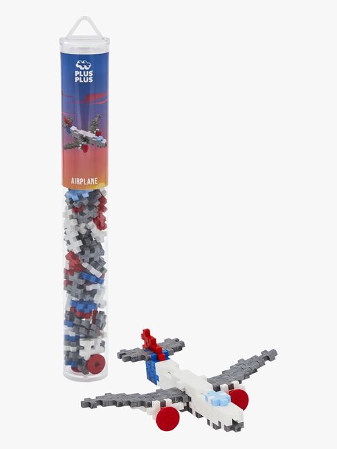 Plus-Plus Byggesæt med Bundplade & Tube Transportmiddel 4x100 Dele