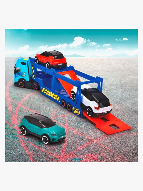 Dickie Toys Volvo Biltransport med 3 Biler