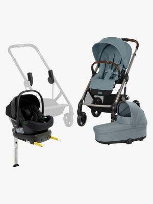 Cybex BALIOS S Lux Duovogn inkl. Beemoo Route i-Size & Base, Stormy Blue/Black Stone