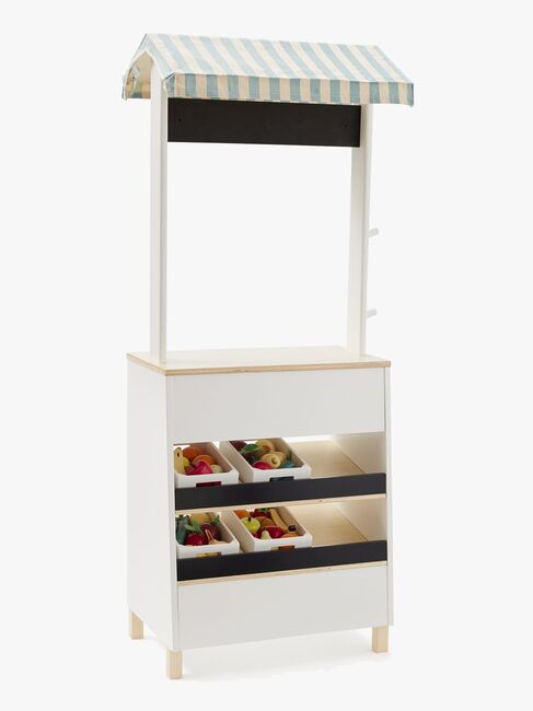 Kids Concept Bistro Markedsbod, Hvid/Multi