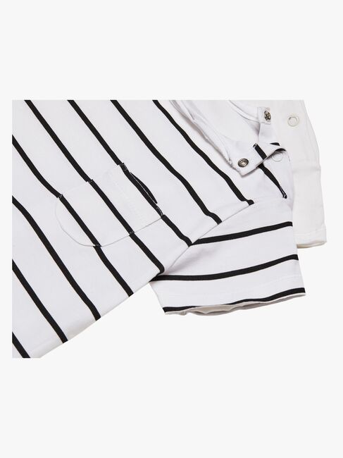 Luca & Lola Ettore T-Shirt 2-pack, White/Stripes