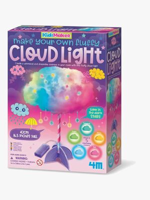 4M KidzMaker DIY-sæt Lav Din Egen Fluffy Sky-lampe