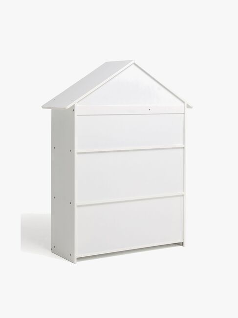 Alice & Fox POLLY Bogreol & Dukkehus, Hvid