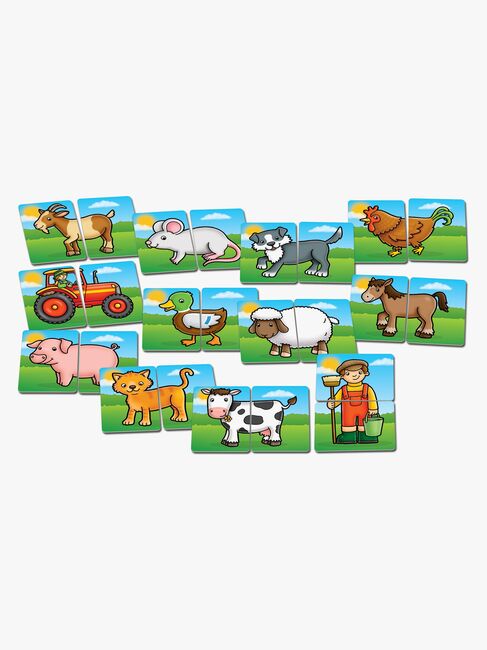 Orchard Toys Puslespil Head and Tail on the Farm 24 Brikker