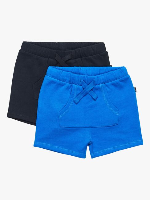 Luca & Lola Ricolo Shorts 2-Pak, Black/Blue