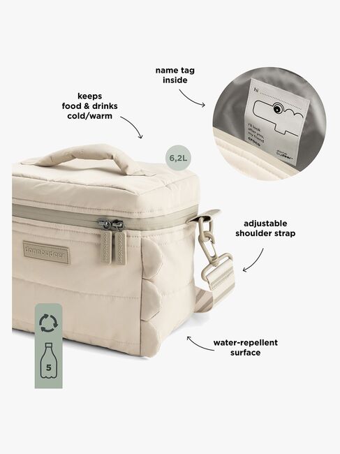 Done By Deer Croco Køletaske, Sand