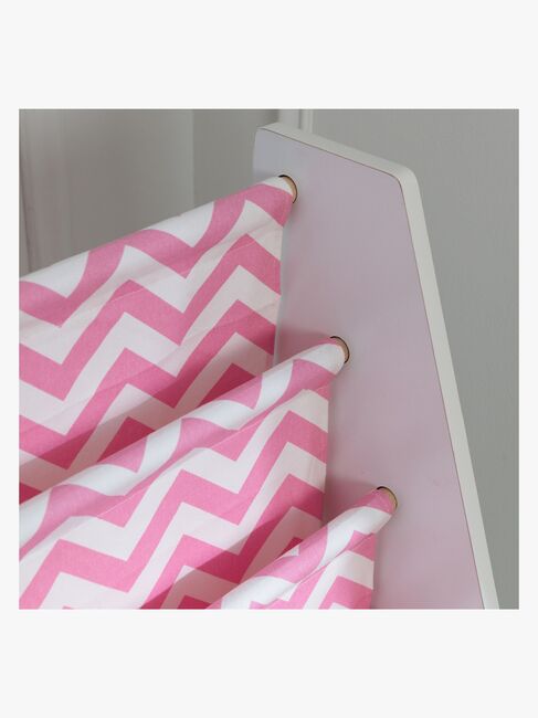 KidKraft Bogreol, Lyserød/Hvid