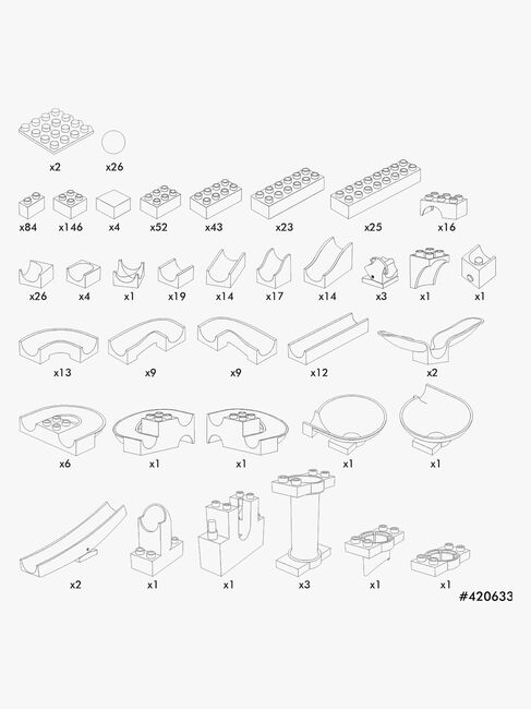 Hubelino Mega Byggekasse 585 Dele