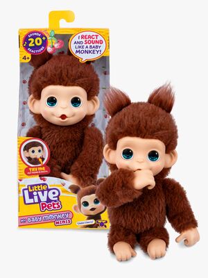 Little Live Pets  Interaktiv Bamse Mini Monkey Cherri