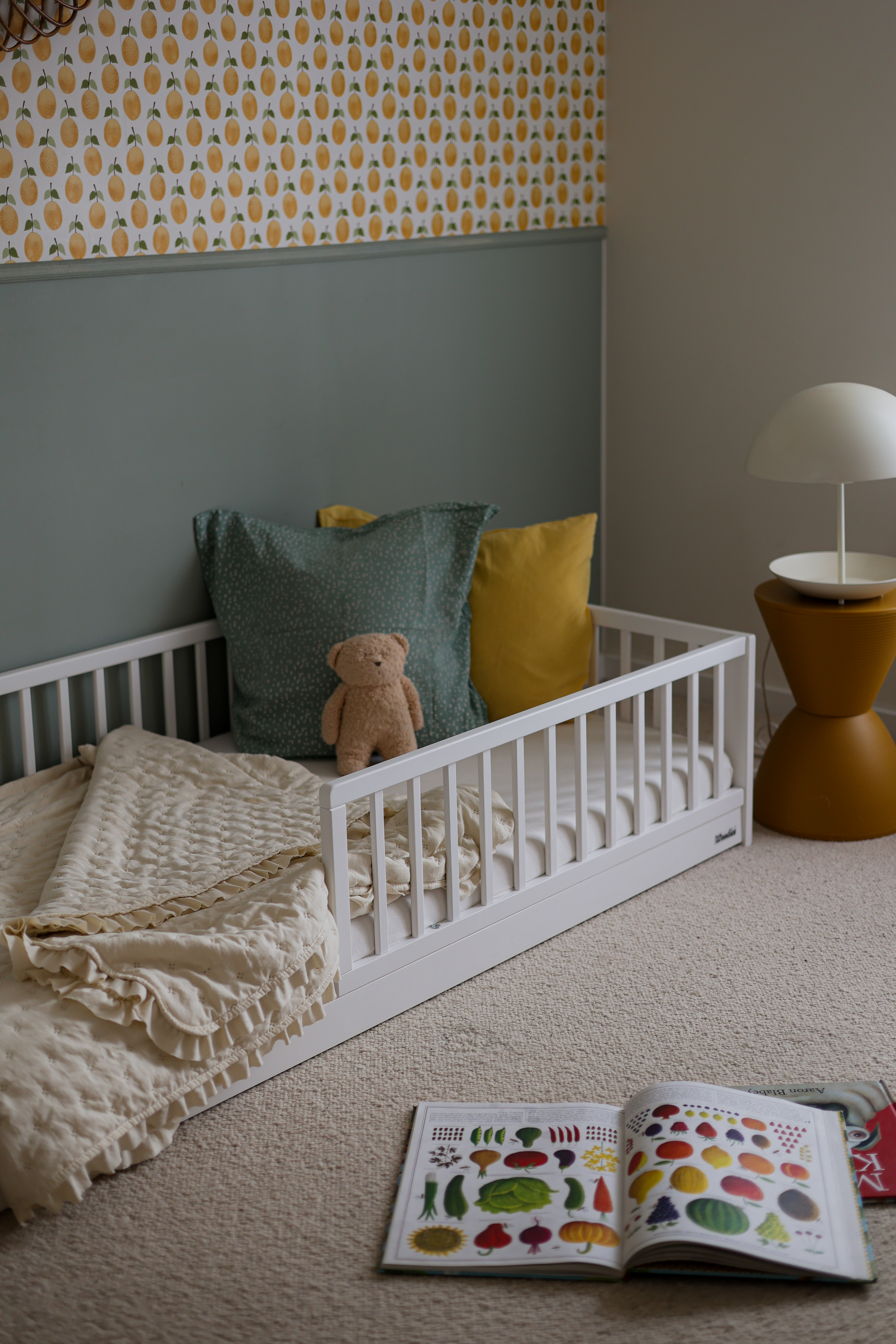 Woodies Monty Junior-/Montessori-seng 160x80, Hvid