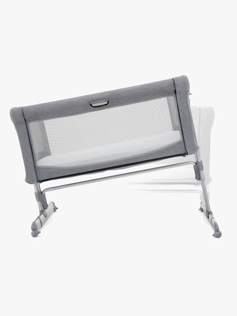 Joie Roomie Bedside Crib, Gray Flannel