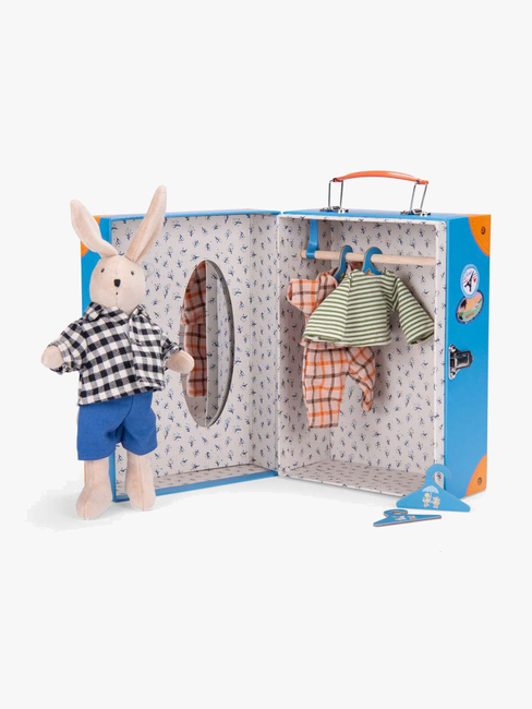 Moulin Roty Garderobetaske med Dukke Sylvain