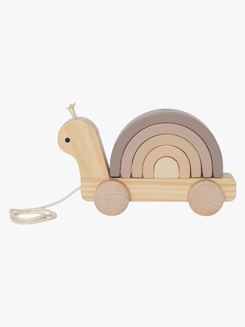 Jabadabado Træklegetøj Snegl med Regnbue