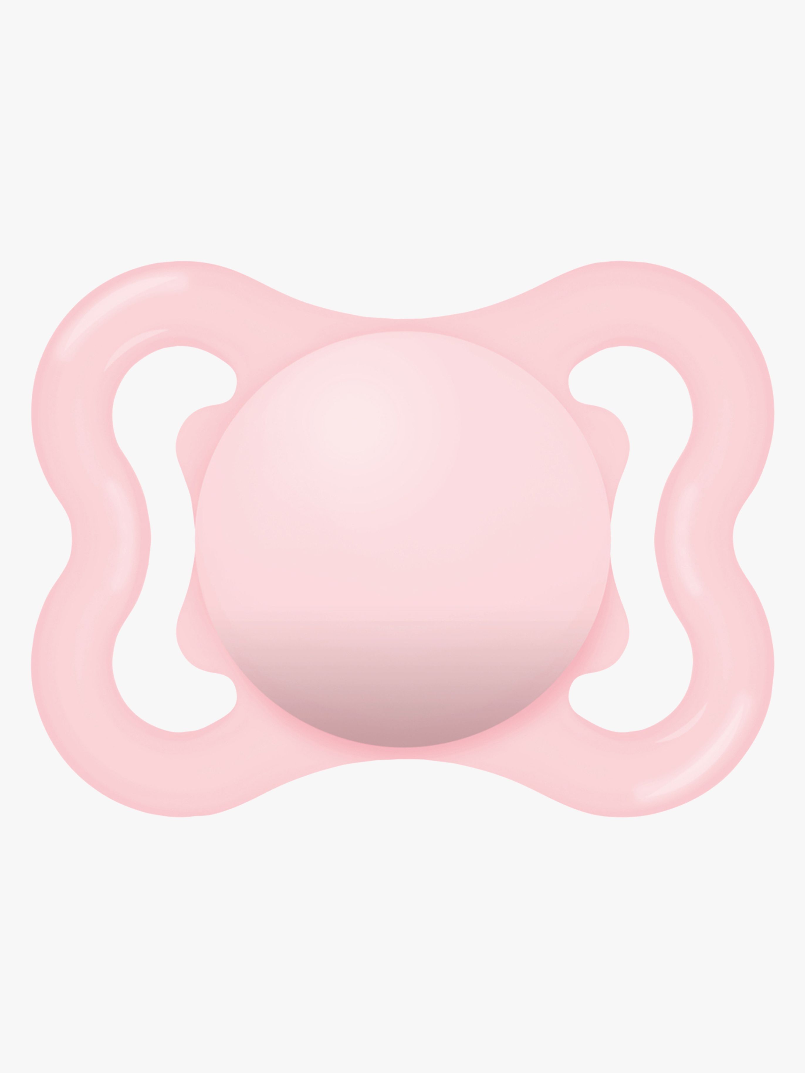 MAM Supreme Silikone Sut 0-6m, Pink