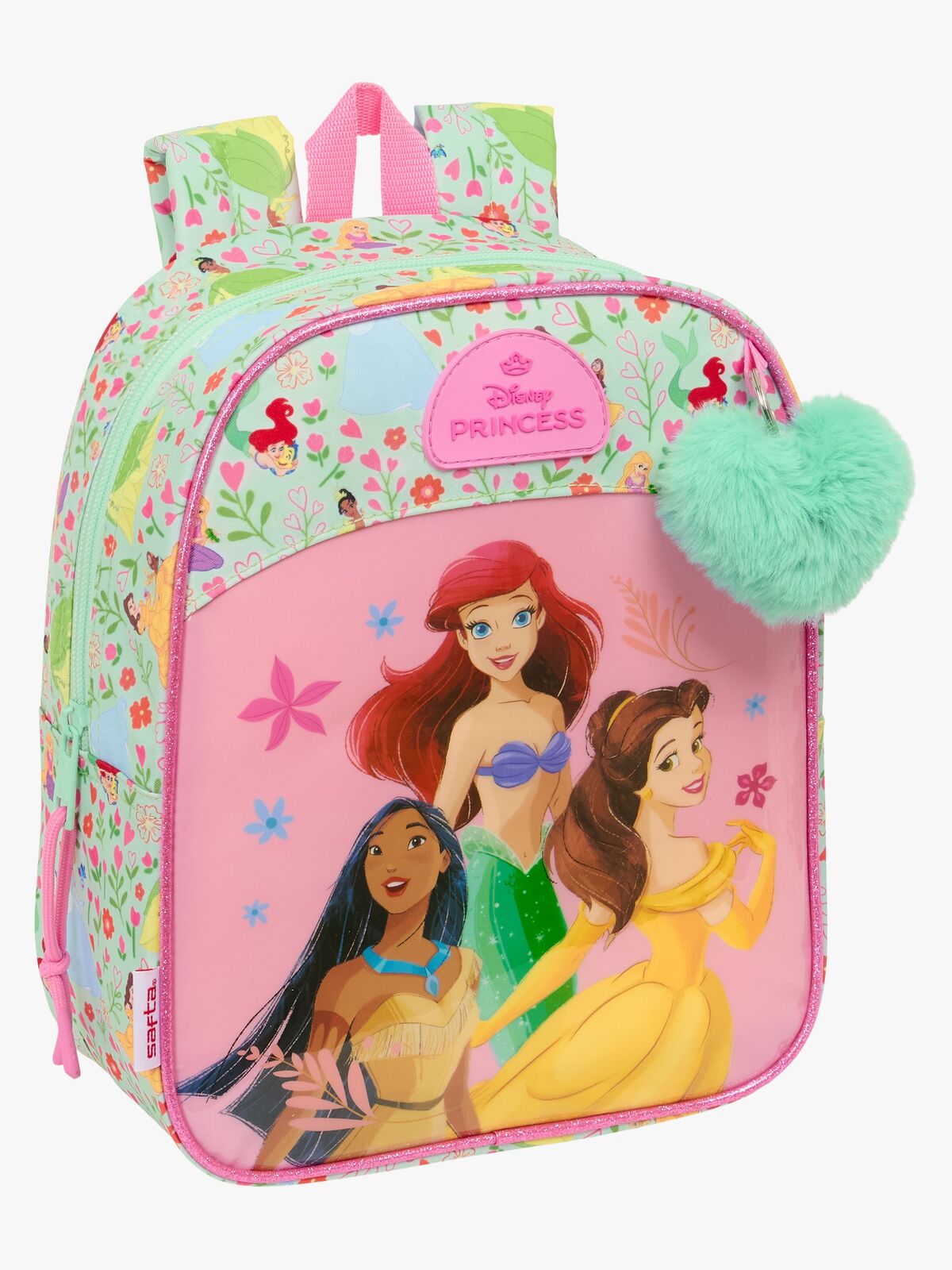 Disney Princess Mini Rygsæk 6L Bloom, Turkis/Lyserød