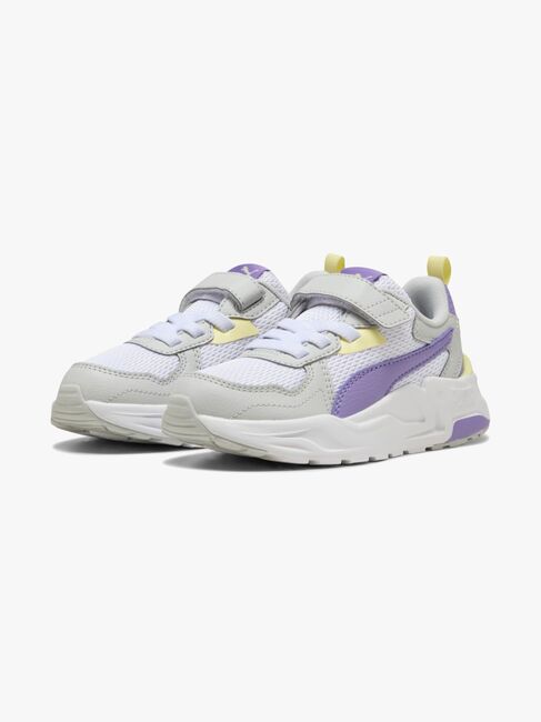 Puma Trinity Lite AC+ PS Sneakers, White/Lavender Alert/Glacial Gray