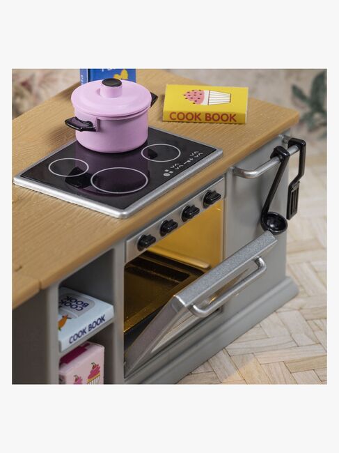 Lundby Dukkehustilbehør Sæt med Komfur og Køleskab