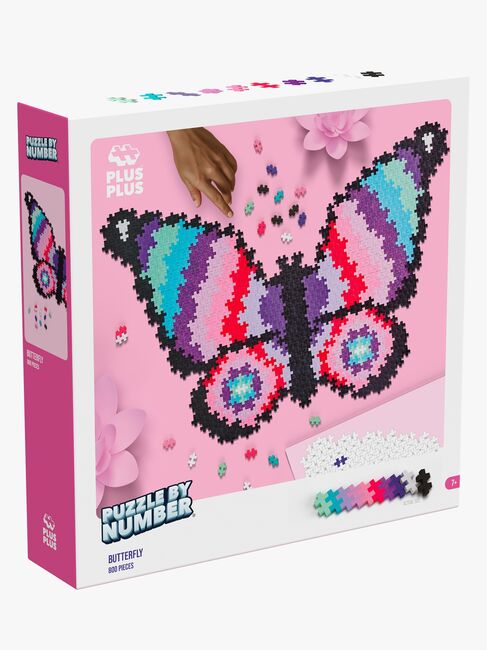 Plus-Plus Puzzle By Number Sommerfugl 800 Dele
