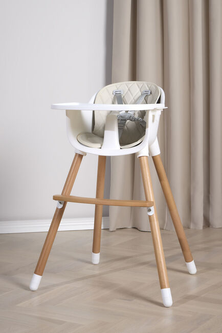 Beemoo CARE Nordic Højstol, Beige