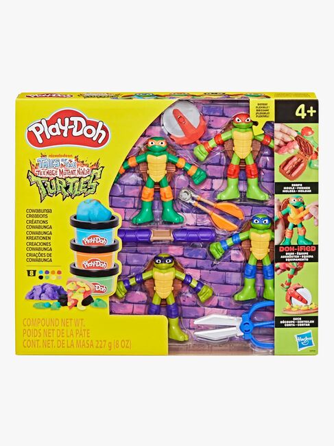 Play-Doh Teenage Mutant Ninja Turtles Modellervoks Cowabunga Creations