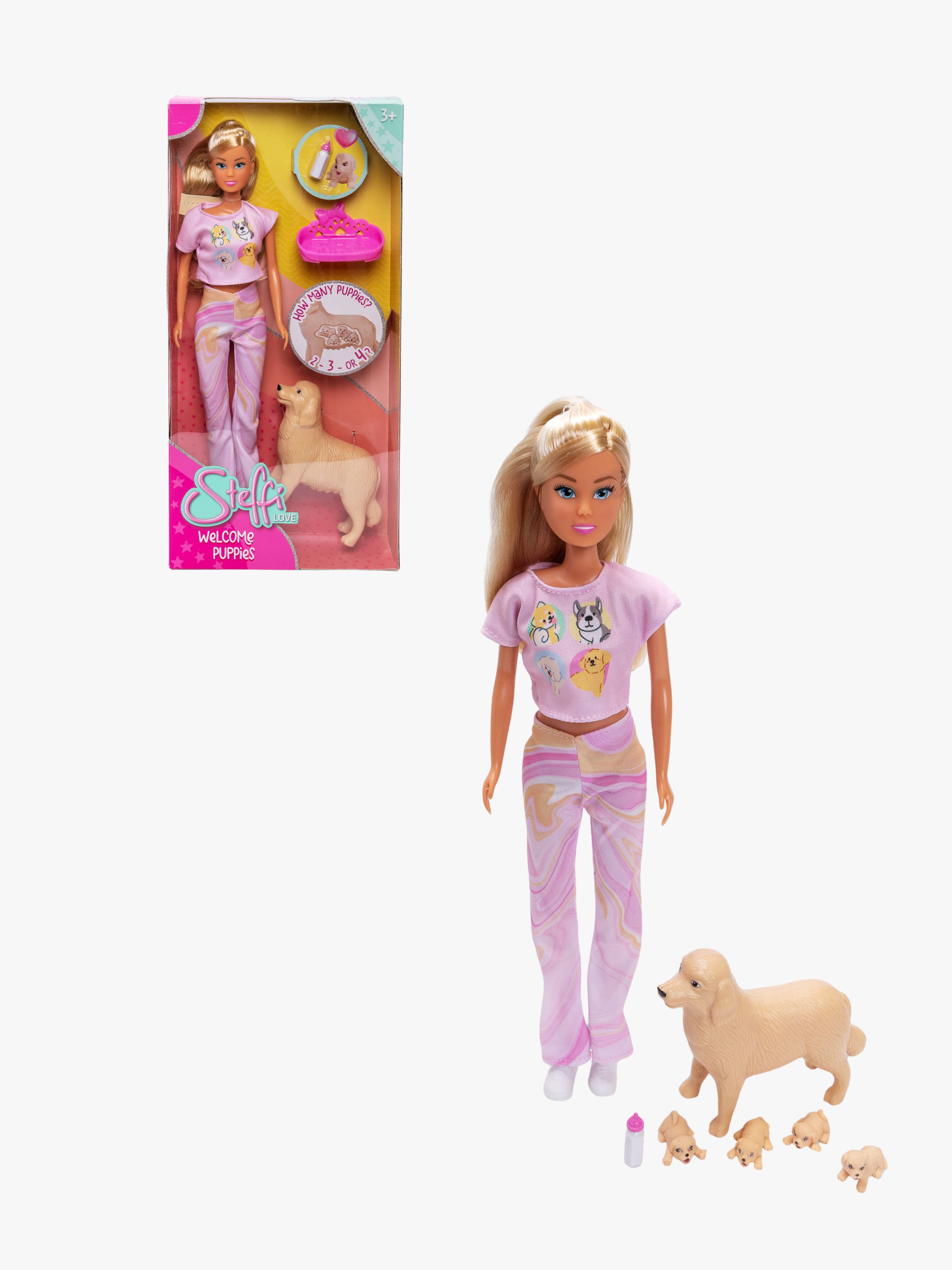 Steffi Love Dukke Med Hund 29 cm