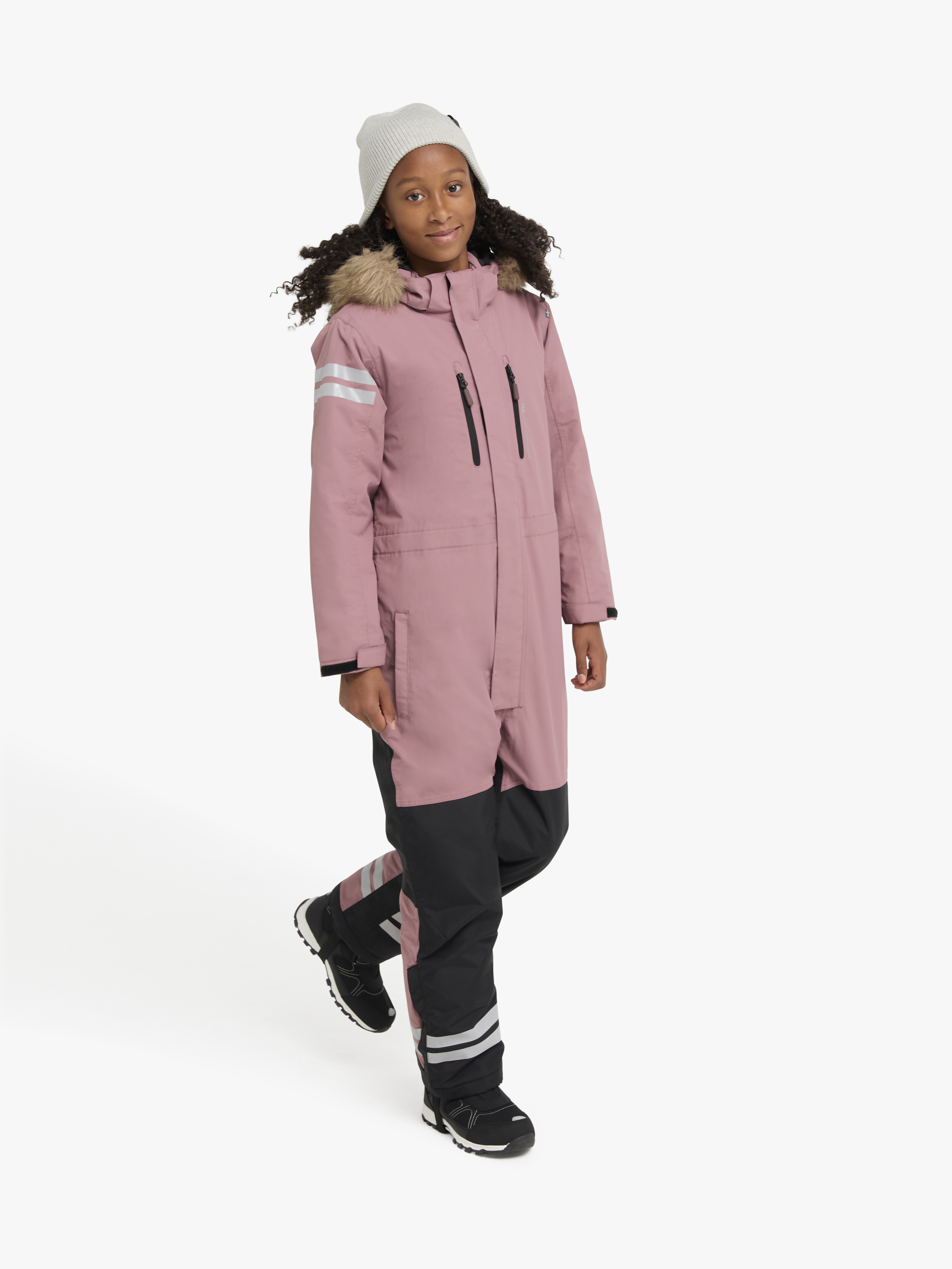 Lindberg Polar Flyverdragt, Dusty Pink, 80