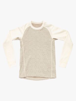 Devold Duo Active Merino Skiundertrøje Jr, Raw White