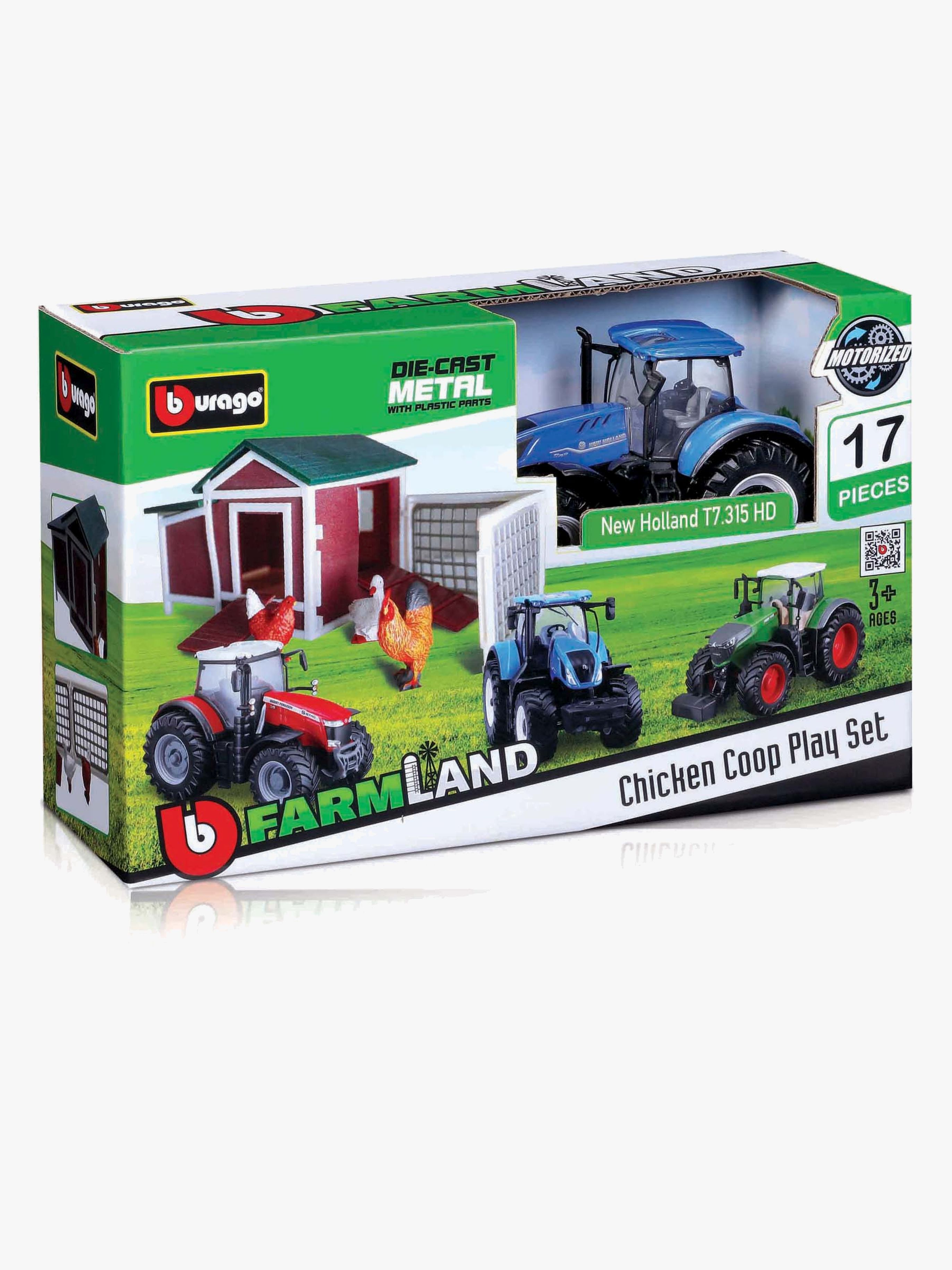 Bburago Farmland 1:43 Legesæt Hønsehus