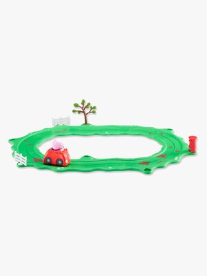 Gurli Gris Whizz Around Racerbane Rød Bil