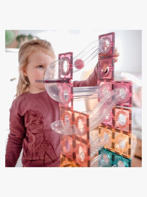 Connetix Magnetiske Byggeklodser Pastel Ball Run Pack 106 Dele