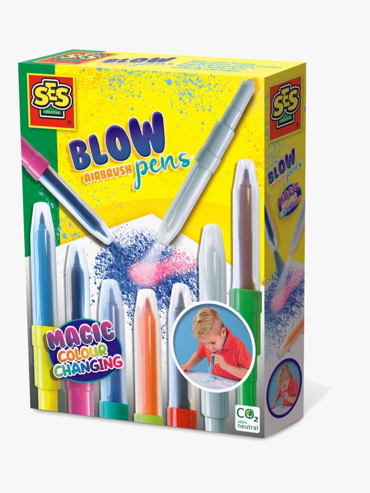 Creative Airbrush-pustetusser Farveskiftende 7-pak